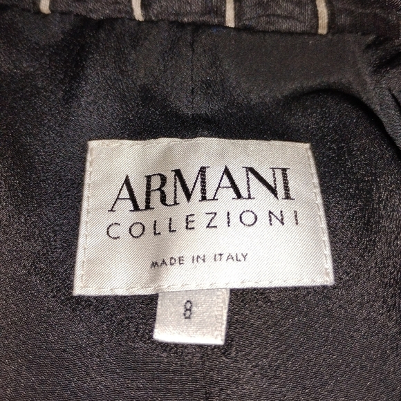 RETRO ARMANI COLLEZIONI PINSTRIPE JACKET - Picture 4 of 13